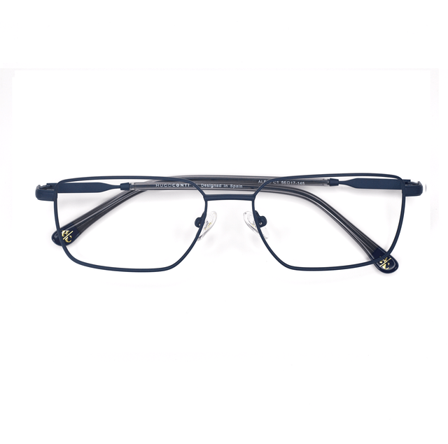 Proveedor óptico , Mundo Gafas , ALFIO , Azul 56-17-145 , Graduado ,