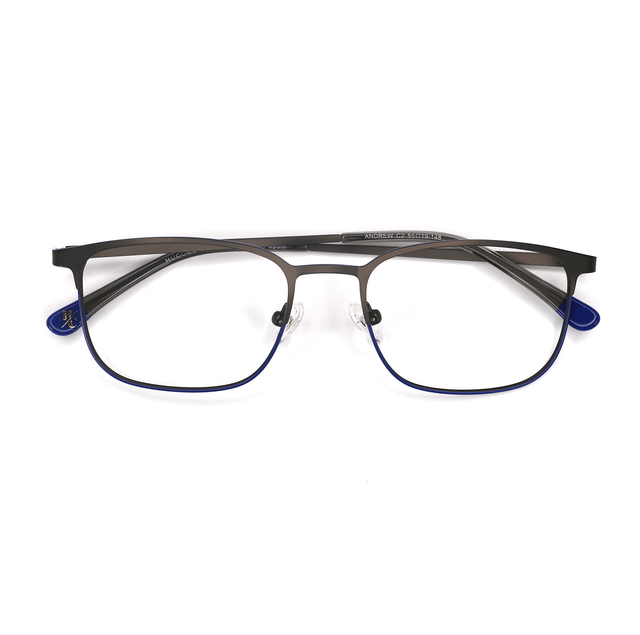 Proveedor óptico , Mundo Gafas , ANDREW , Azul 55-19-148 , Graduado ,