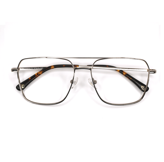 Proveedor óptico , Mundo Gafas , ARES , Plateado 57-16-145 , Graduado ,