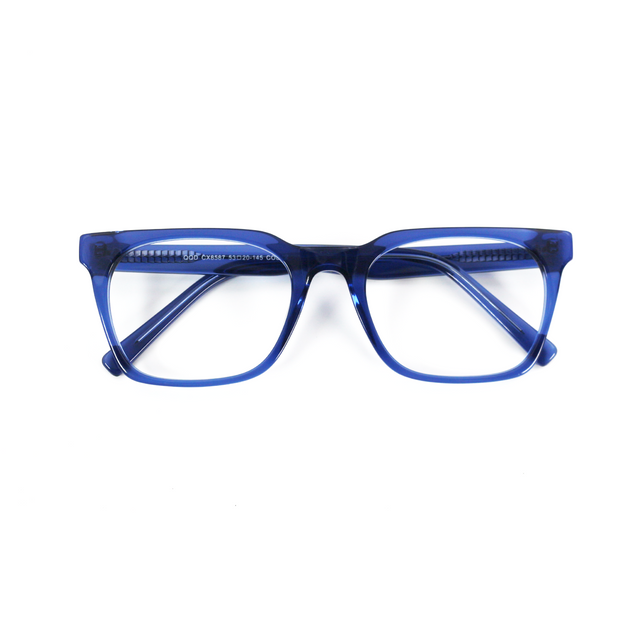 Proveedor óptico , Mundo Gafas , CX-8587 , Azul 53-20-145 , Graduado ,