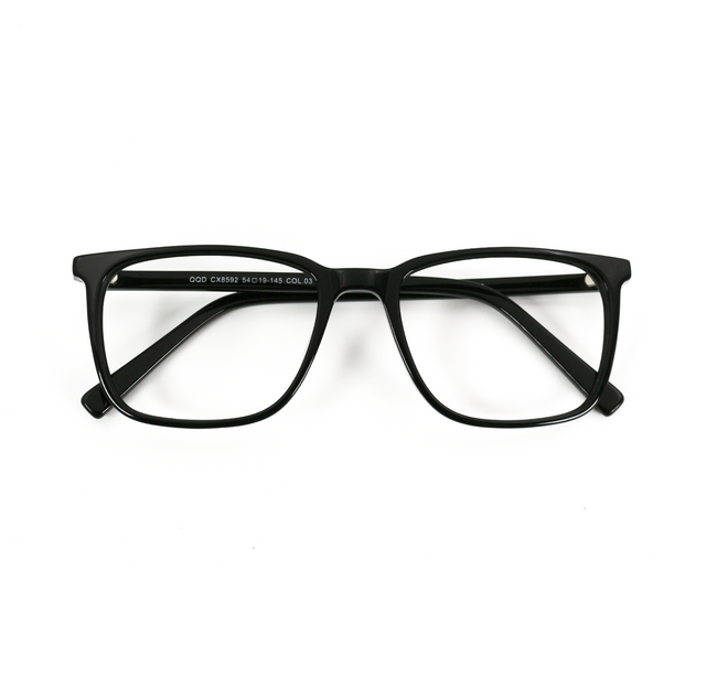 Proveedor óptico , Mundo Gafas , CX-8592 , Negro 54-19-145 , Graduado ,