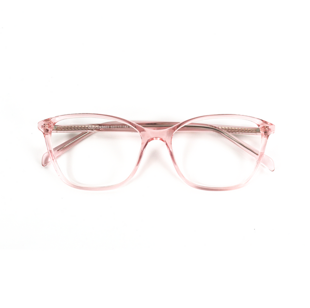 Proveedor óptico , Mundo Gafas , CX-8603 , Rosa 53-17-142 , Graduado ,