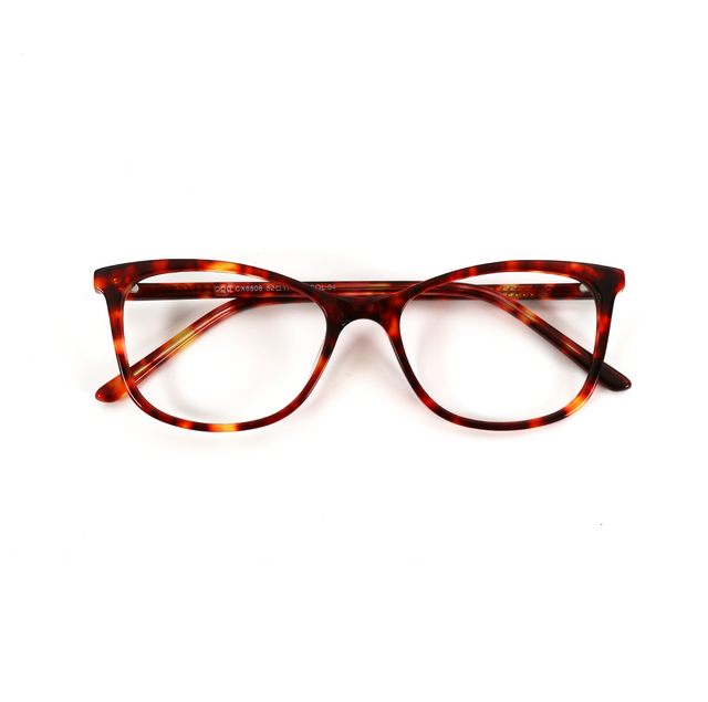 Proveedor óptico , Mundo Gafas , CX-8608 , Rojo 52-17-140 , Graduado ,