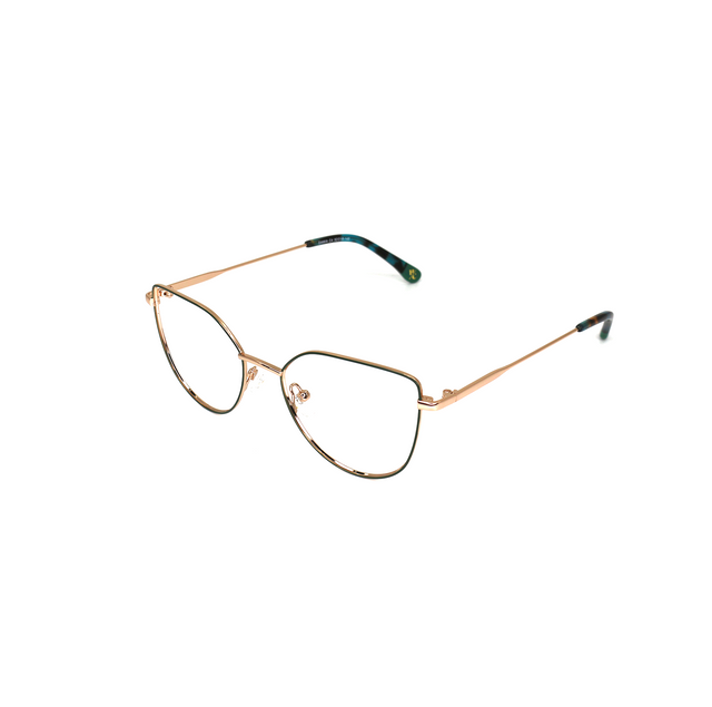 Proveedor óptico , Mundo Gafas , DAMIA , Verde 52-18-145 , Graduado ,