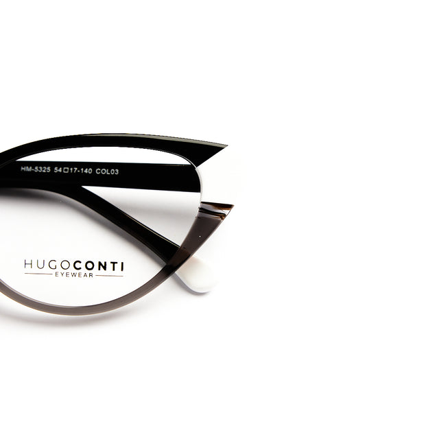 Proveedor óptico , Mundo Gafas , HM-5325 , Negro 54-17-140 , Graduado ,