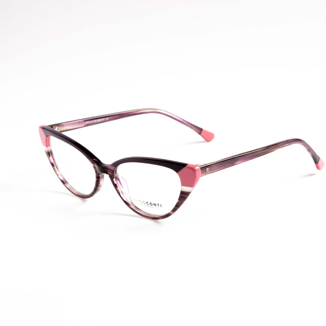 Proveedor óptico , Mundo Gafas , HM-5325 , Morado 54-17-140 , Graduado ,
