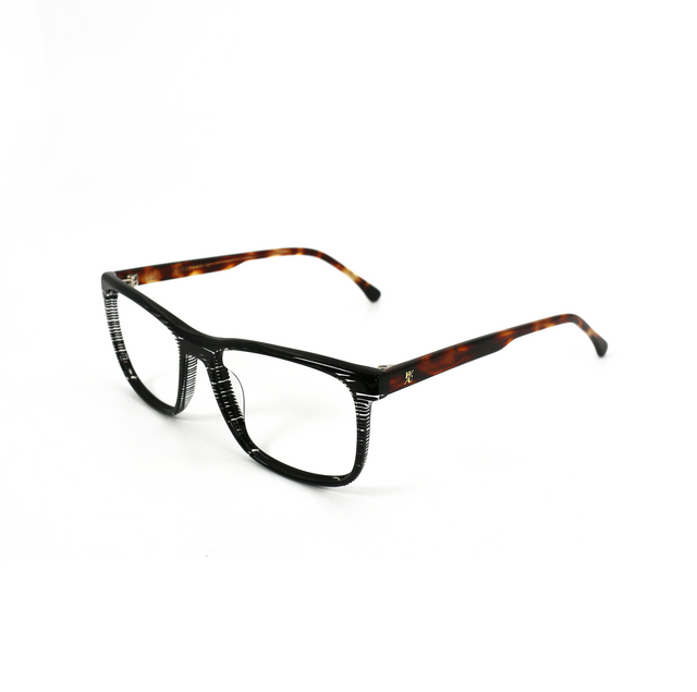 Proveedor óptico , Mundo Gafas , HM-5337 , Negro 53-16-145 , Graduado ,