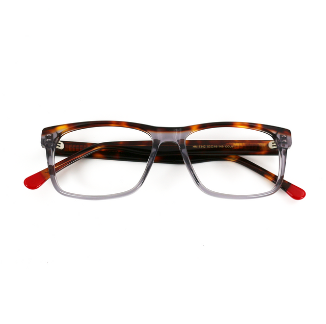 Proveedor óptico , Mundo Gafas , HM-5342 , Gris 53-16-145 , Graduado ,