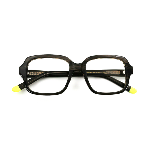 Proveedor óptico , Mundo Gafas , HM-5343 , Negro 50-18-140 , Graduado ,