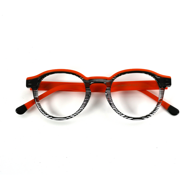 Proveedor óptico , Mundo Gafas , HM-5345 , Naranja 46-21-145 , Graduado ,