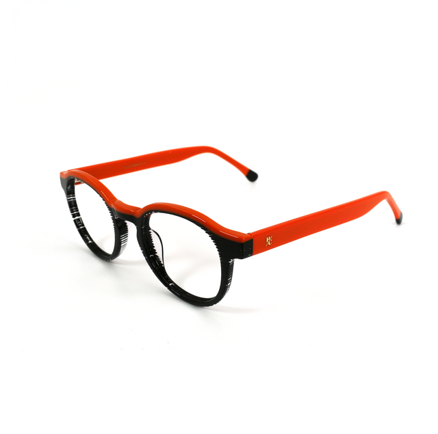 Proveedor óptico , Mundo Gafas , HM-5345 , Naranja 46-21-145 , Graduado ,