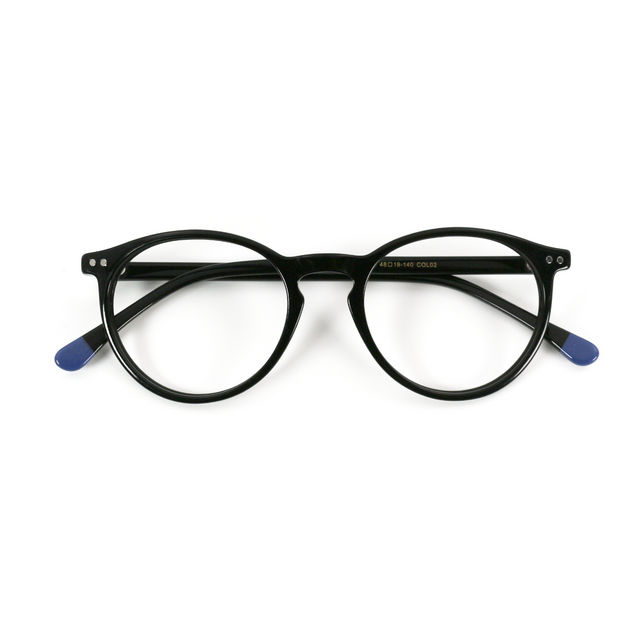 Proveedor óptico , Mundo Gafas , HM-5348 , Negro 48-19-140 , Graduado ,