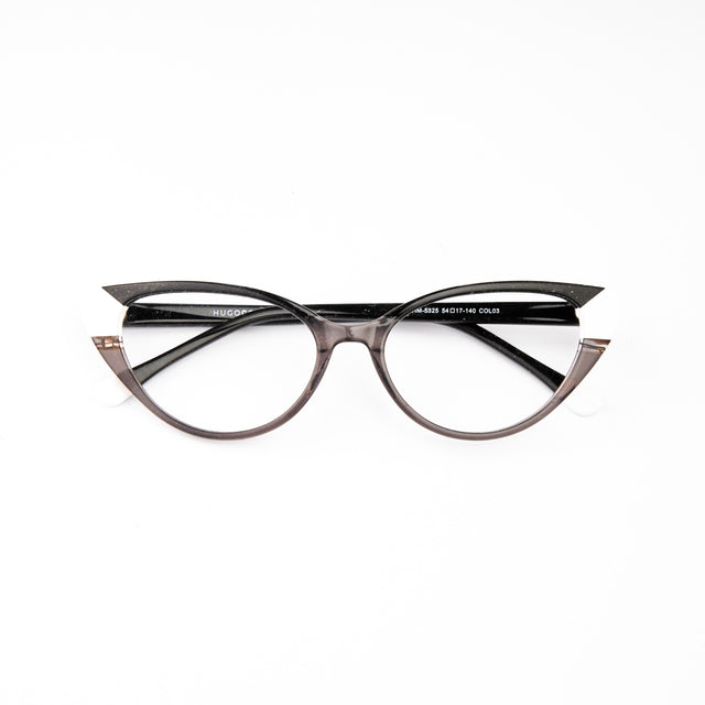 Proveedor óptico , Mundo Gafas , HM-5325 , Negro 54-17-140 , Graduado ,