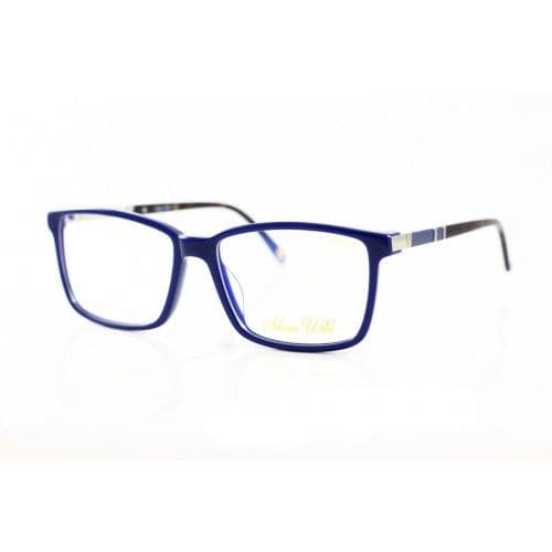 Proveedor óptico , Mundo Gafas , AW-018 , Azul 53-17-138 , Gafas de Graduado ,