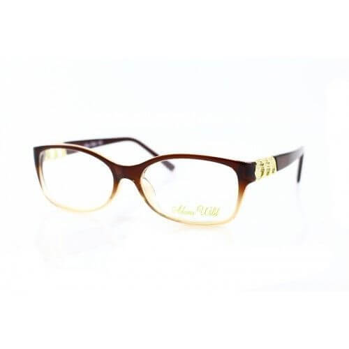 Proveedor óptico , Mundo Gafas , AW-301 , Granate 52-17-135 , Gafas de Graduado ,
