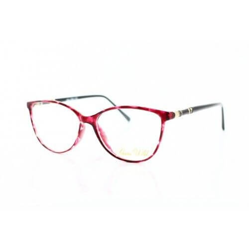 Proveedor óptico , Mundo Gafas , AW-306 , Granate 51-15-140 , Gafas de Graduado ,