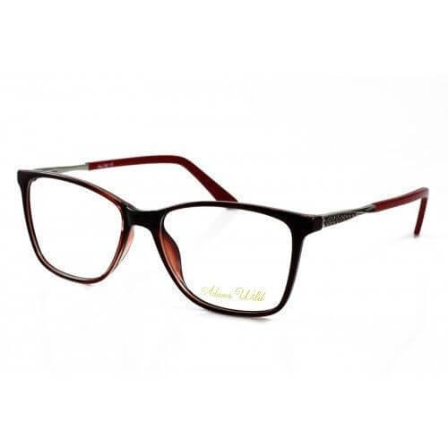 Proveedor óptico , Mundo Gafas , AW-309 , Granate 52-17-140 , Gafas de Graduado ,