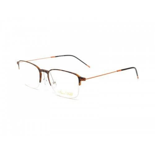 Proveedor óptico , Mundo Gafas , AW-312 , Naranja 52-18-150 , Gafas de Graduado ,