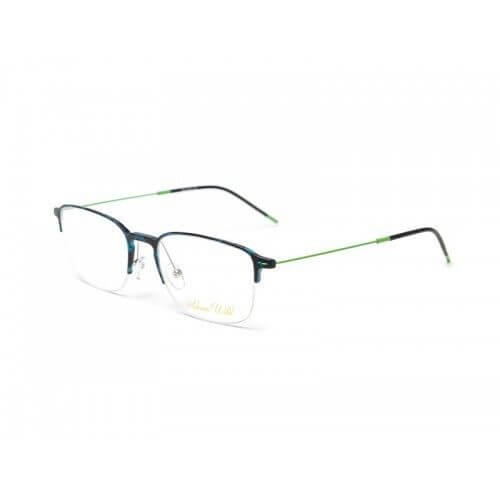 Proveedor óptico , Mundo Gafas , AW-312 , Verde 52-18-150 , Gafas de Graduado ,