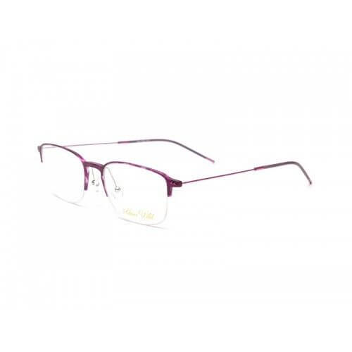 Proveedor óptico , Mundo Gafas , AW-312 , Morado 52-18-150 , Gafas de Graduado ,