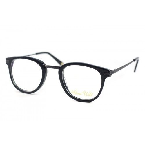 Proveedor óptico , Mundo Gafas , AW-805 , Negro 47-22-140 , Gafas de Graduado ,