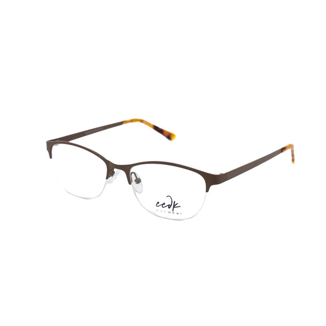 Proveedor óptico , Mundo Gafas , CK-2036R , Marrón 52-16-135 , Gafas de Graduado ,