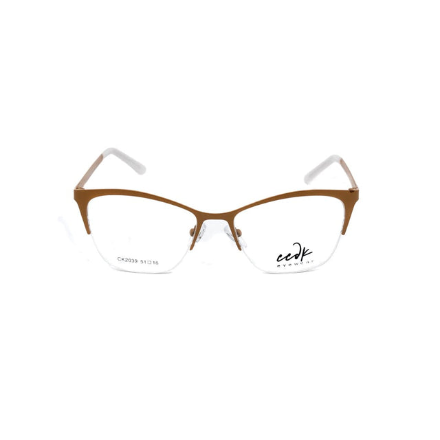 Proveedor óptico , Mundo Gafas , CK-2039R , Beige 51-16-138 , Gafas de Graduado ,