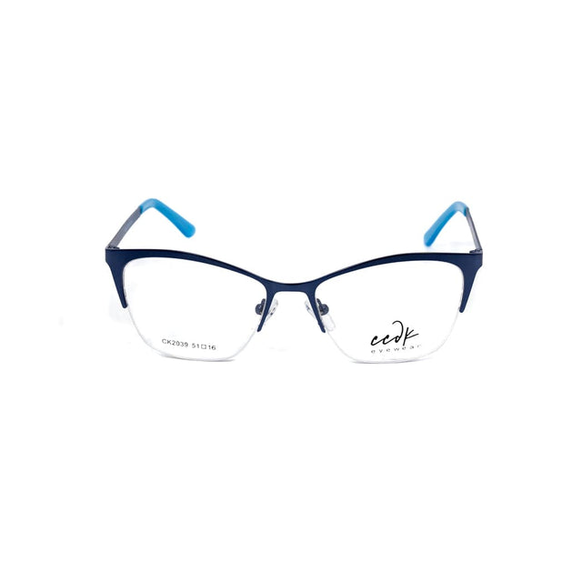 Proveedor óptico , Mundo Gafas , CK-2039R , Azul 51-16-138 , Gafas de Graduado ,