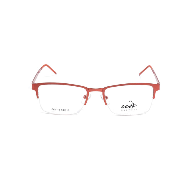 Proveedor óptico , Mundo Gafas , CK-2113 , Rojo 53-18-140 , Gafas de Graduado ,