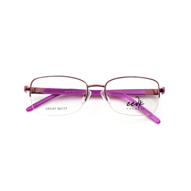 Proveedor óptico , Mundo Gafas , CK-2127 , Rosa 52-17-140 , Gafas de Graduado ,