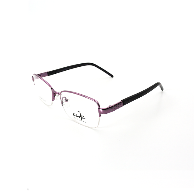 Proveedor óptico , Mundo Gafas , CK-2127 , Morado 52-17-140 , Gafas de Graduado ,
