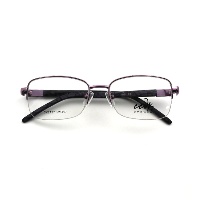 Proveedor óptico , Mundo Gafas , CK-2127 , Morado 52-17-140 , Gafas de Graduado ,