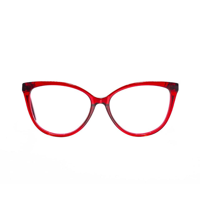 Proveedor óptico , Mundo Gafas , CX-8524 , Rojo 53-15-140 , Gafas de Graduado ,