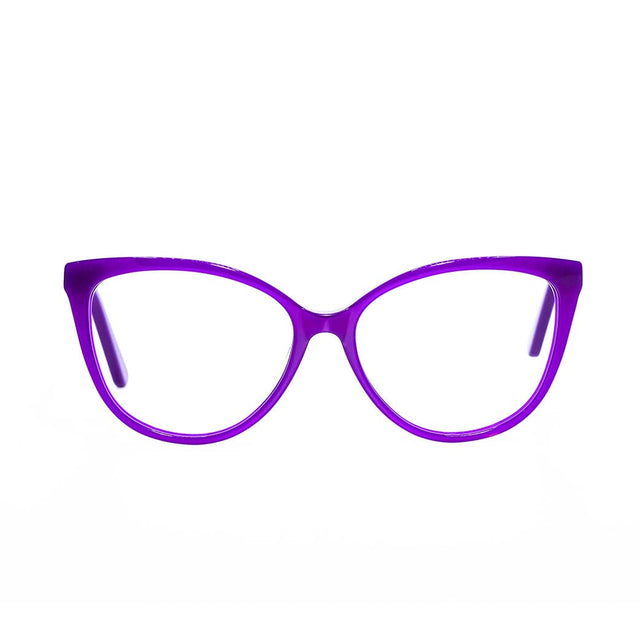 Proveedor óptico , Mundo Gafas , CX-8524 , Morado 53-15-140 , Gafas de Graduado ,