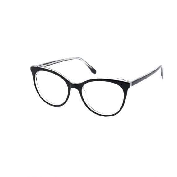 Proveedor óptico , Mundo Gafas , CX-8529 , Negro 51-17-145 , Gafas de Graduado ,