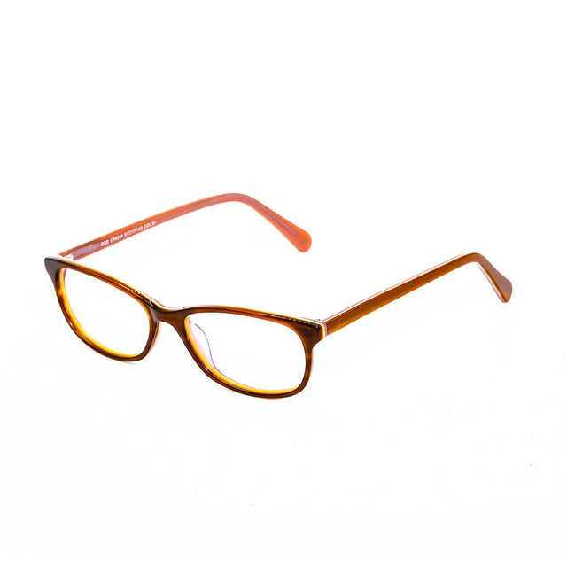 Proveedor óptico , Mundo Gafas , CX-8544 , Marrón 51-17-142 , Gafas de Graduado ,