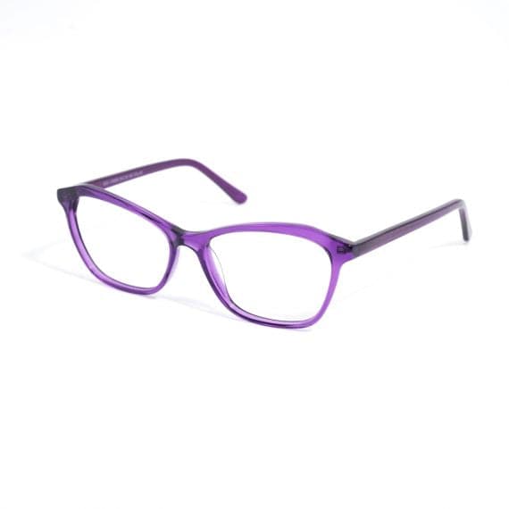 Proveedor óptico , Mundo Gafas , CX-8550 , Morado 54-16-142 , Gafas de Graduado ,