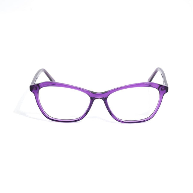 Proveedor óptico , Mundo Gafas , CX-8550 , Morado 54-16-142 , Gafas de Graduado ,