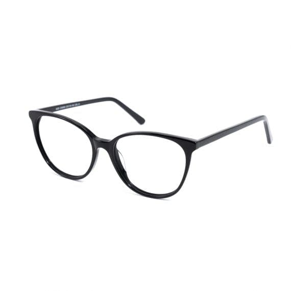 Proveedor óptico , Mundo Gafas , CX-8555 , Negro 53-16-145 , Gafas de Graduado ,