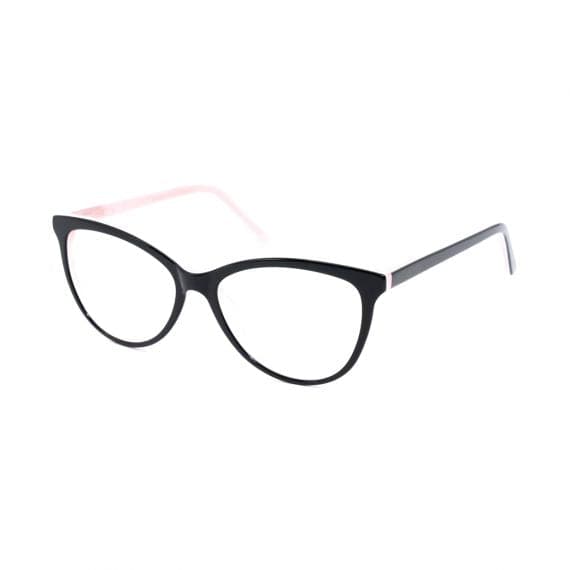 Proveedor óptico , Mundo Gafas , CX-8557 , Negro 55-16-145 , Gafas de Graduado ,