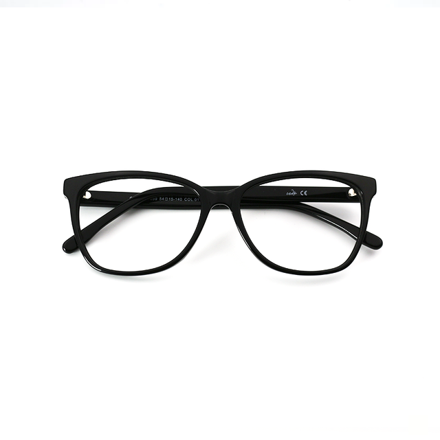 Proveedor óptico , Mundo Gafas , CX-8559 , Negro 54-15-140 , Gafas de Graduado ,