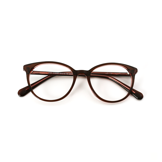 Proveedor óptico , Mundo Gafas , CX-8562 , Marrón 50-18-140 , Gafas de Graduado ,