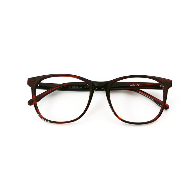 Proveedor óptico , Mundo Gafas , CX-8568 , Marrón 51-17-142 , Gafas de Graduado ,
