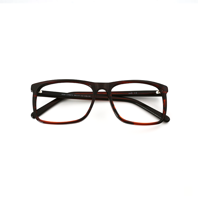 Proveedor óptico , Mundo Gafas , CX-8572 , Marrón 58-17-150 , Gafas de Graduado ,