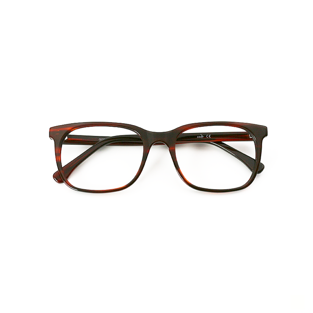 Proveedor óptico , Mundo Gafas , CX-8574 , Marrón 54-19-145 , Gafas de Graduado ,