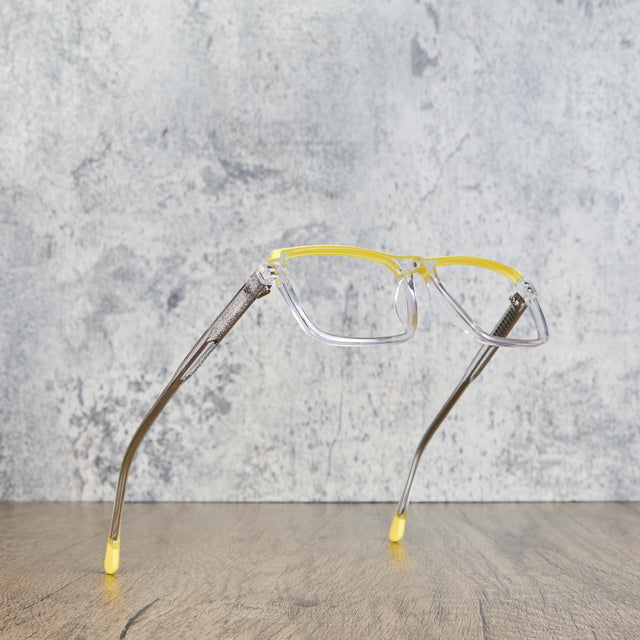 Proveedor óptico , Mundo Gafas , HM-5334 , Translucido 55-17-145 , Gafas de Graduado ,