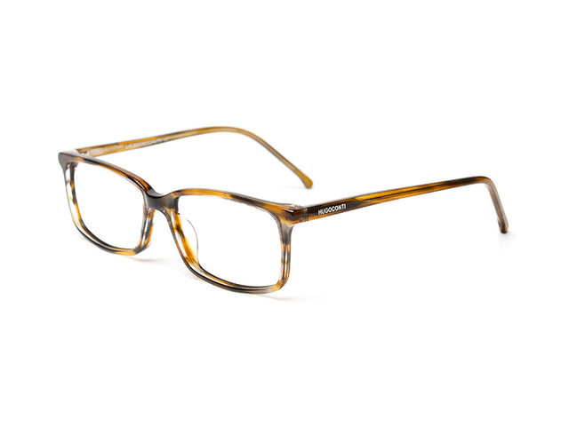 Proveedor óptico , Mundo Gafas , HM-5228 , Marrón 55-16-140 , Gafas de Graduado ,