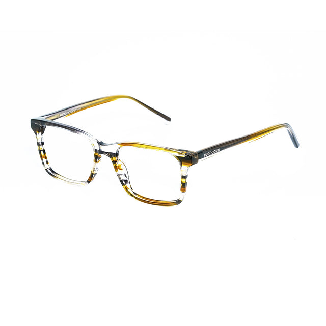 Proveedor óptico , Mundo Gafas , HM-5229 , Marrón 53-17-140 , Gafas de Graduado ,