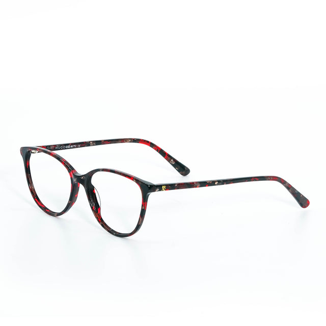 Proveedor óptico , Mundo Gafas , HM-5255 , Granate 52-16-140 , Gafas de Graduado ,