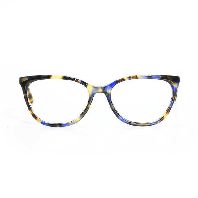 Proveedor óptico , Mundo Gafas , HM-5257 , Azul 55-18-145 , Gafas de Graduado ,